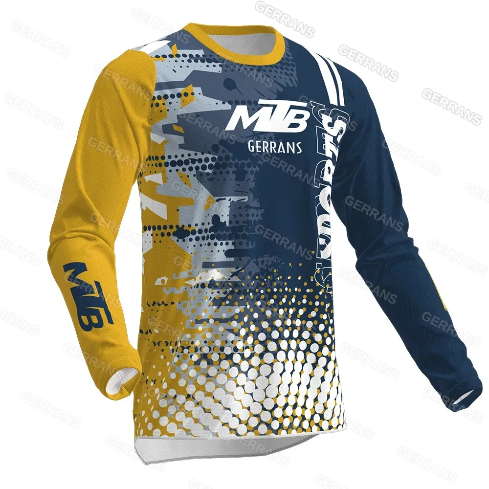 AliExpress NONE 2026 New Professional MTB Long-sleeve Cycling Jersey Breathable Quick-dry Fabric for Outdoor Riding Training CompetitionTS