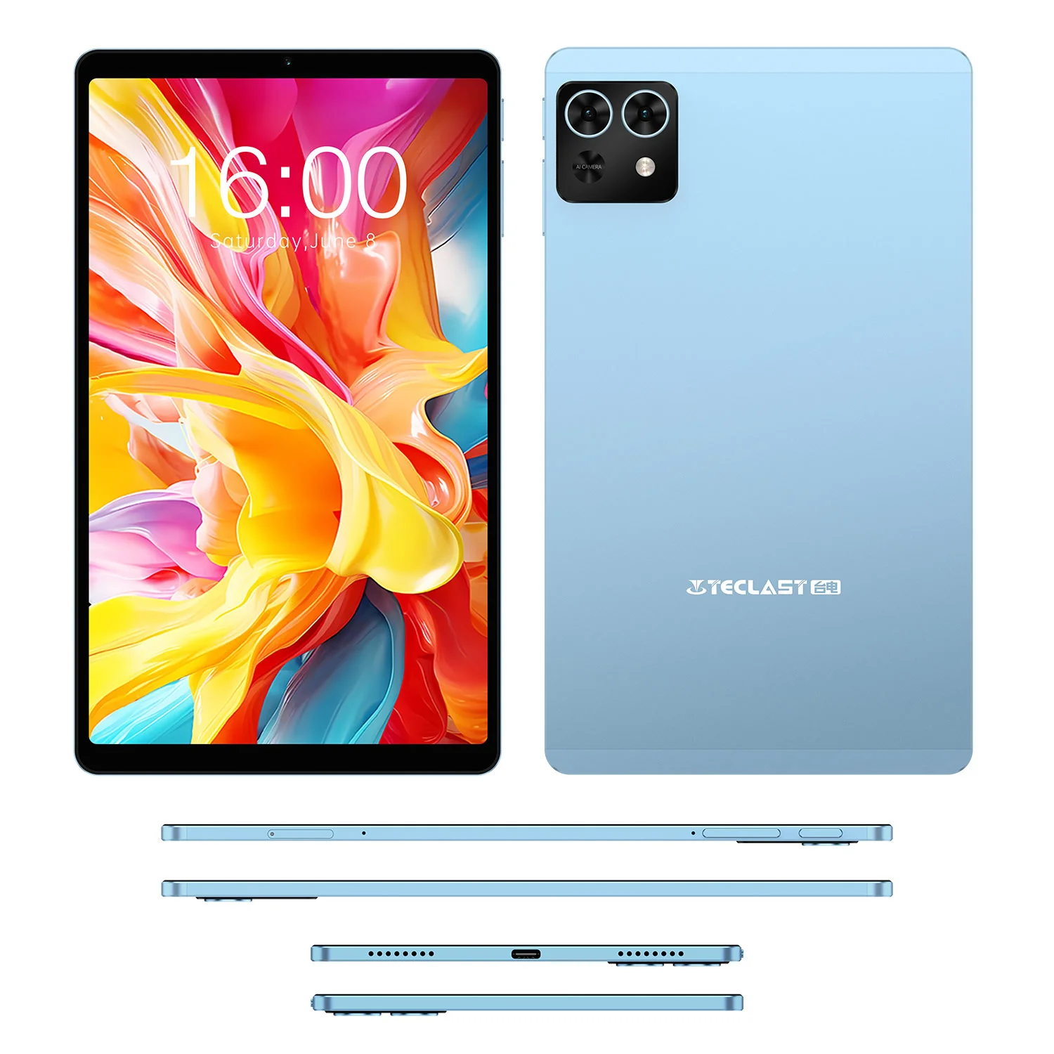 Teclast T50Mini Tablet (MTK G99 8 núcleos/8 GB RAM/128 GB ROM/8,7 polegadas/Android15) Pacote de acessórios para teclado e mouse sem fio ﻿