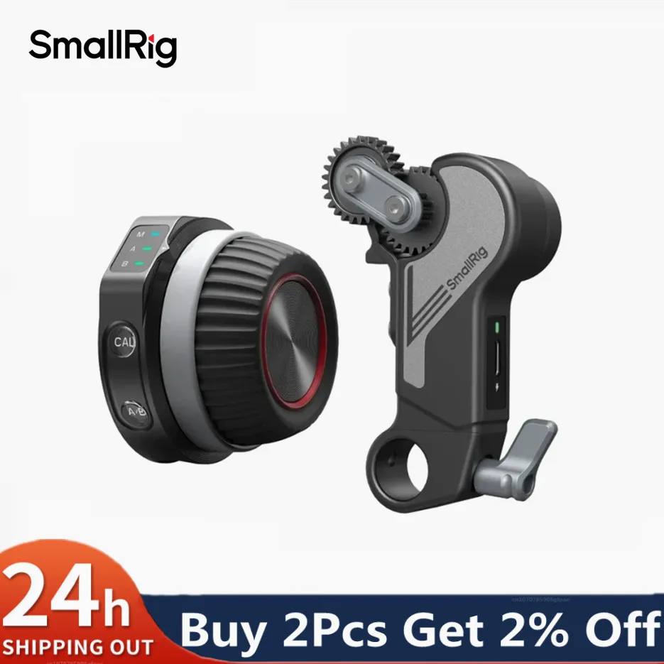 Smallrig Kabelloses Follow-Focus-Kit Empfänger Motor Handrad-Controller für DSLR-Kameras Gimbal-Zubehör 4297 4296 4295