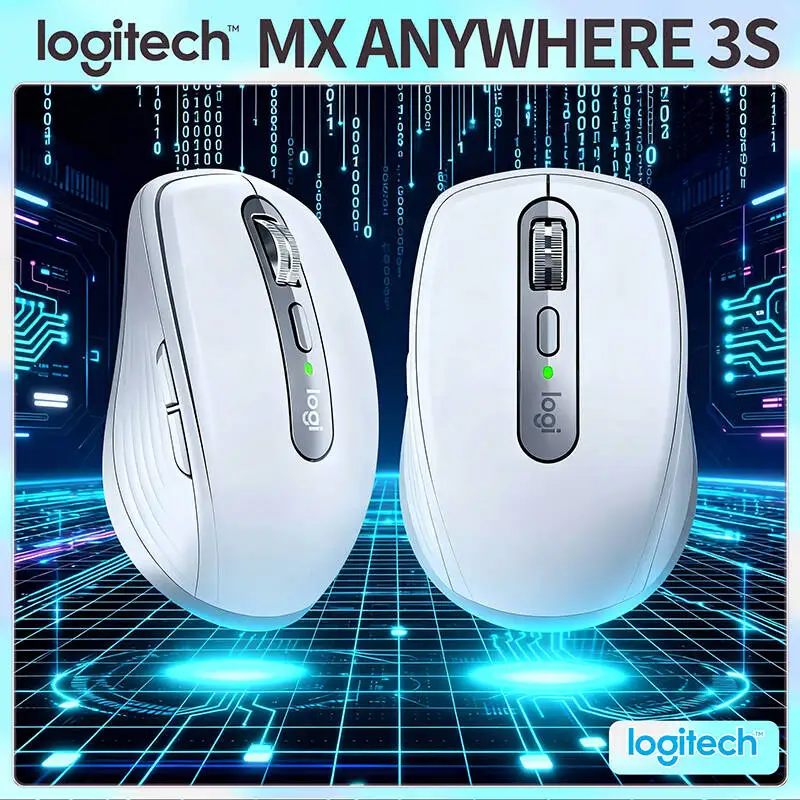 

High-Performance Logitech MX Anywhere 3S - 8K DPI, MagSpeed Hyper-Scroll, Quiet Clicks, Multi-OS Support, USB-C Charging