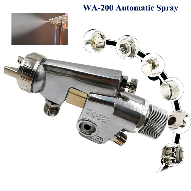 

WA-200 Spray Gun Assembly Automatic Reciprocating Spray High Atomization Automatic Coating Tool for Uniform Painting Industrial