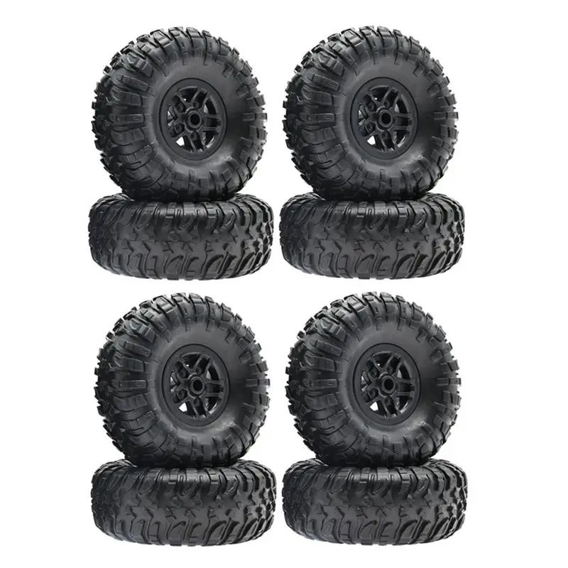 BEDW-8Pcs RC Car Tires Tyre Wheel Upgrades Accessories For MN D90 D91 D96 D99 MN90 MN99S 1/12 RC Car Spare Parts