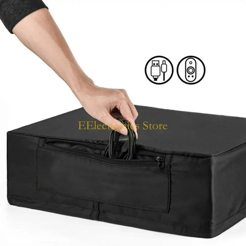 B03C Receiver Case Speaker Protector Zipper Dust Cover for STRDN1080/STRDH550/STRDH190 Receiver Bottom Drawstring Fixing