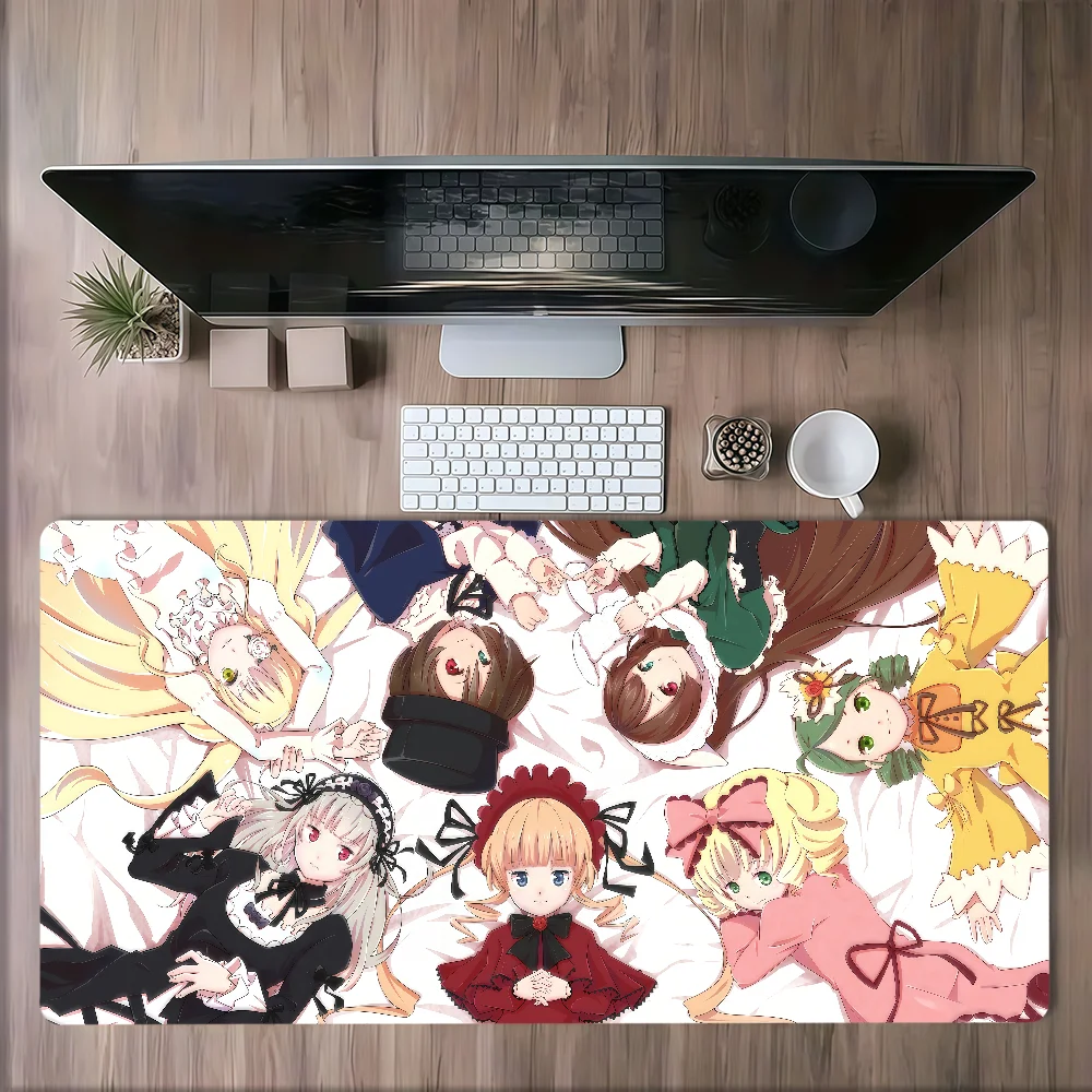 Manga Fanart Anime R-Rozen Maiden Mouse Pad Non-slip Lockedge Thickened Desktop MousePad Large Comfort Gaming Office Student