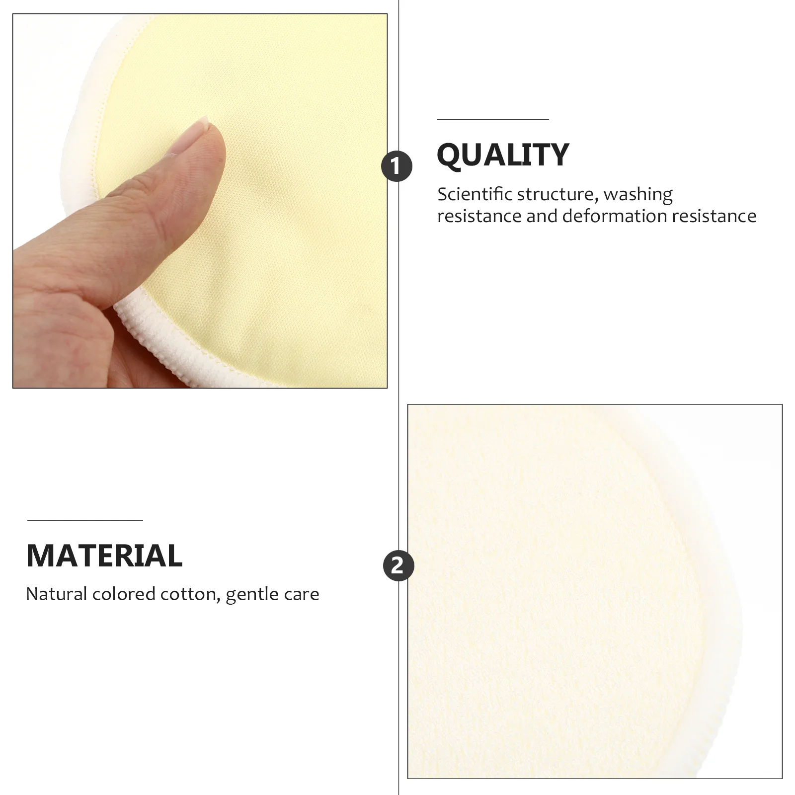 

4 шт. подушечки для кормления многоразовые подушечки для груди утолщенные эластичные мембранные волокна из ТПУ мгновенное впитывание моющиеся подушечки для грудного вскармливания