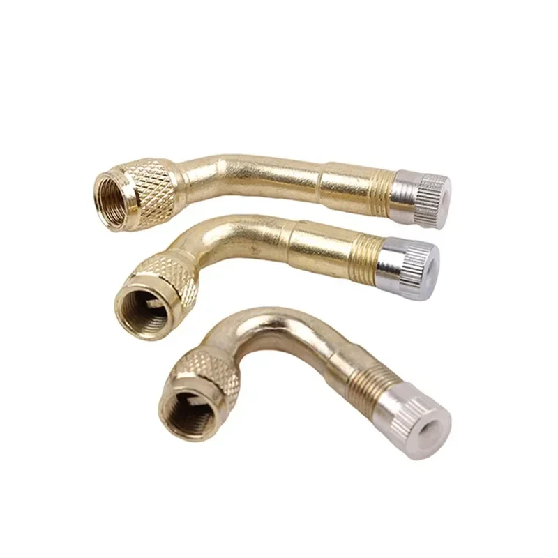 45/90 Degree Angle Brass Auto Motorcycle Valve Adaptor Tyre Inflatable Tube Extension Adapter