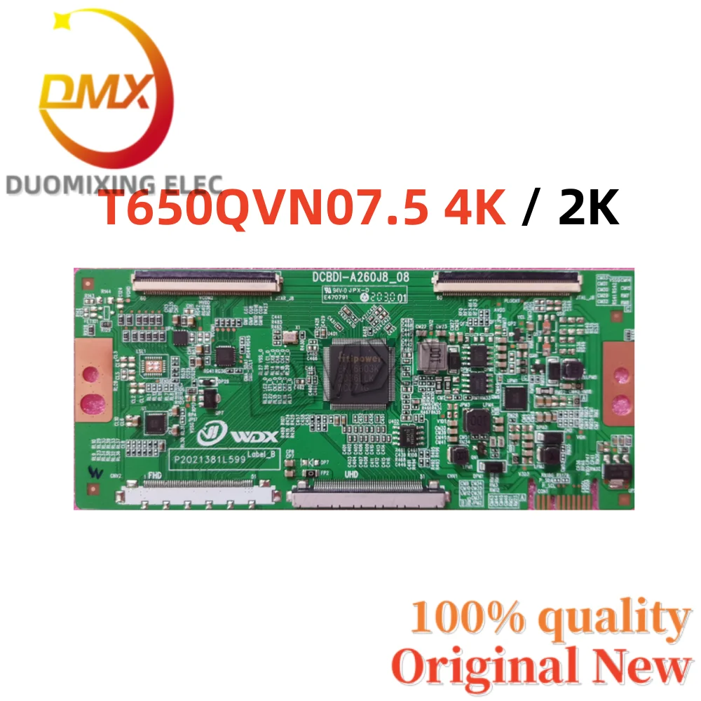 

100%New upgraded AU 65 inch logic board T650QVN07.5 4K 2K Dual Partition UHD DCBDI-A260J8_08