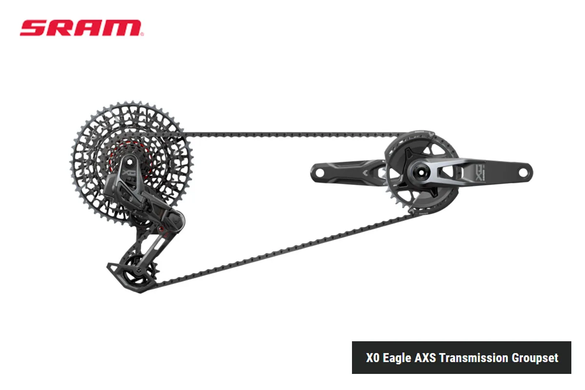 SRAM X0 Eagle AXS Transmission Groupset 32T chainring X0 T-Type Eagle Transmission derailleur 10-52T  Transmission cassette