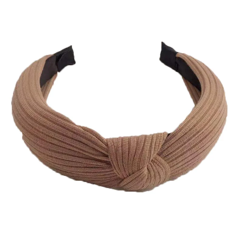 Fester Knoten Haarband Reifen für Frauen Mädchen waschen Gesicht Haar bänder Mode Stirnbänder weibliche Stirnbänder Reifen Haarschmuck – Detail 4