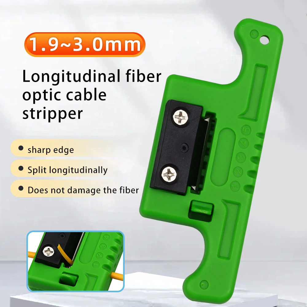 FASO Fiber optic opening skylight 1.9-3.0mm green fiber optic cable opener longitudinal cable opener AUA-05