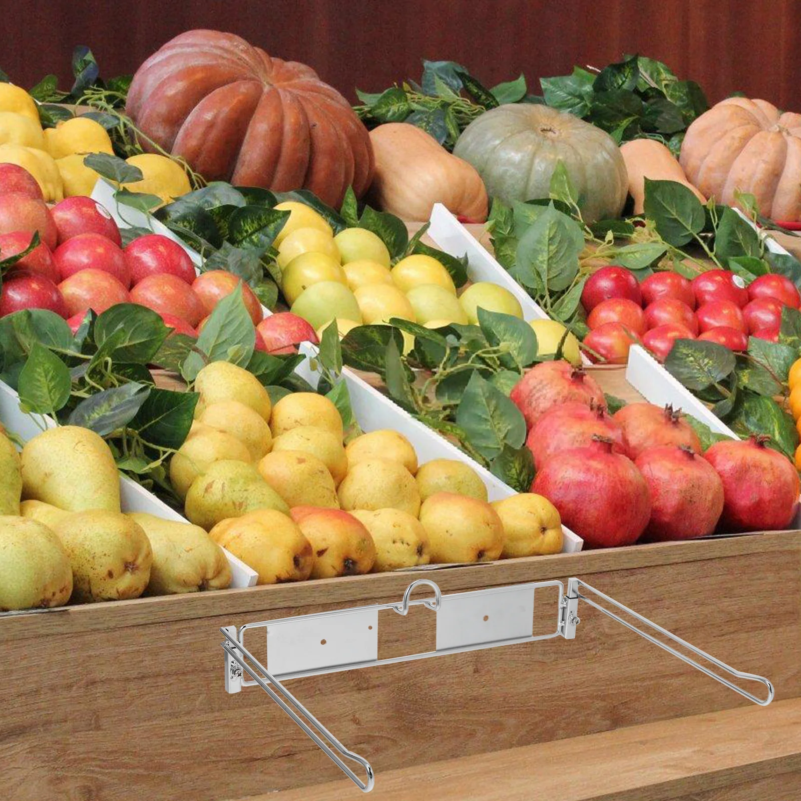 Shopping Bag Holder Wall Mount Heavy Duty Metal Frame for Retail Store Efficient Bag Dispensing System Continuous Roll Support