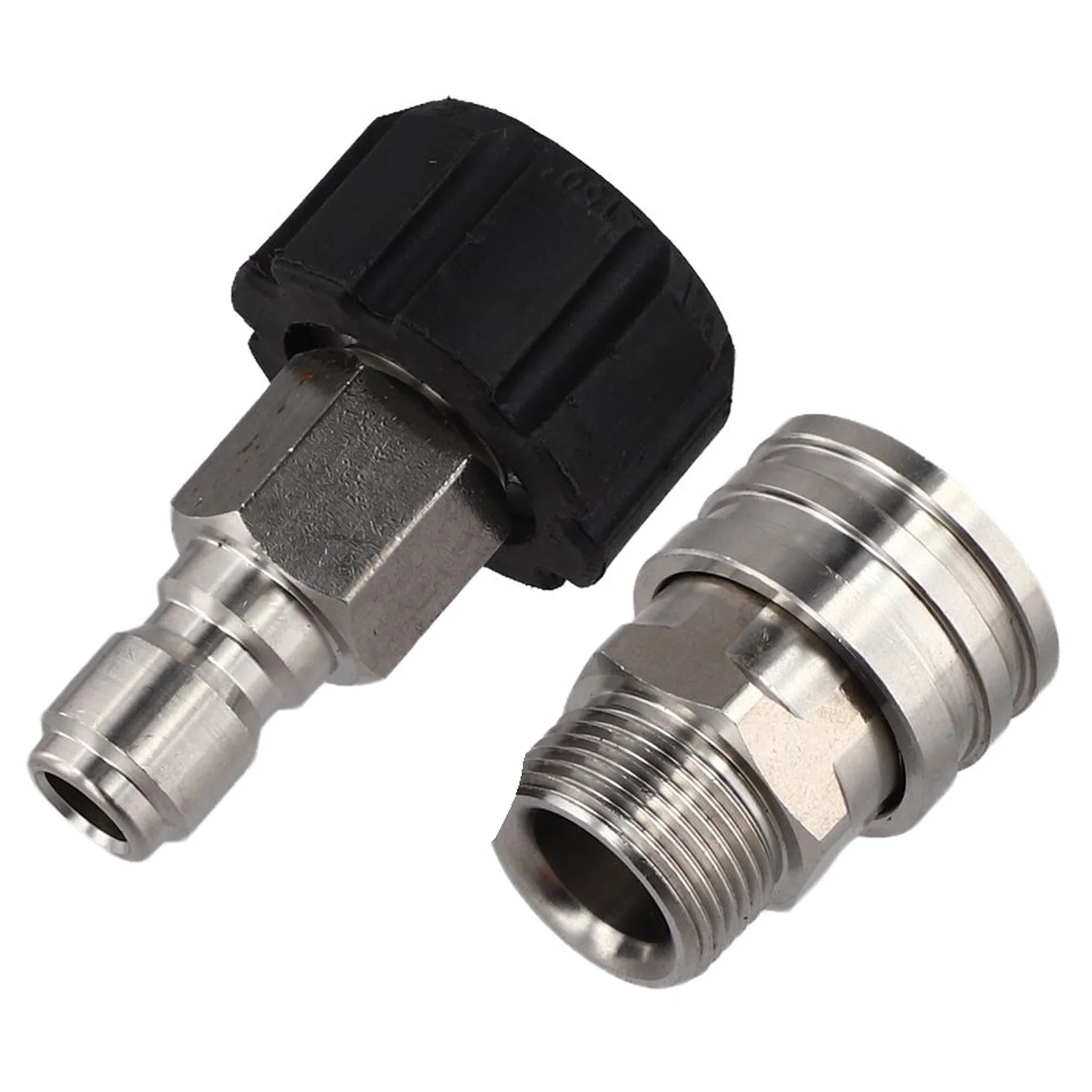 

High Pressure Washer Adapter Connector Stainless Steel M22-14 Adapter Kit Quick Connect Pressure Washers Parts