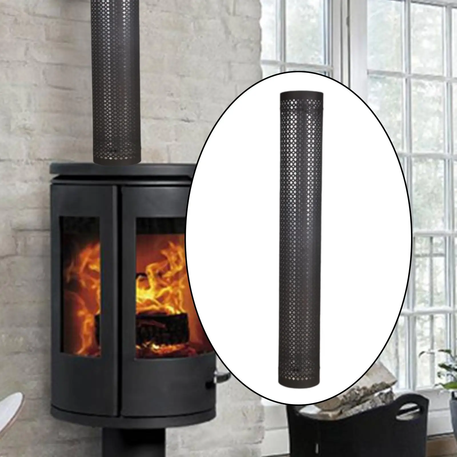 

Chimney Spark Arrestor Chimney Anti Scalding Net Chimney Guard Portable Chimney Tube Filter Screen for Furnace Fireplace
