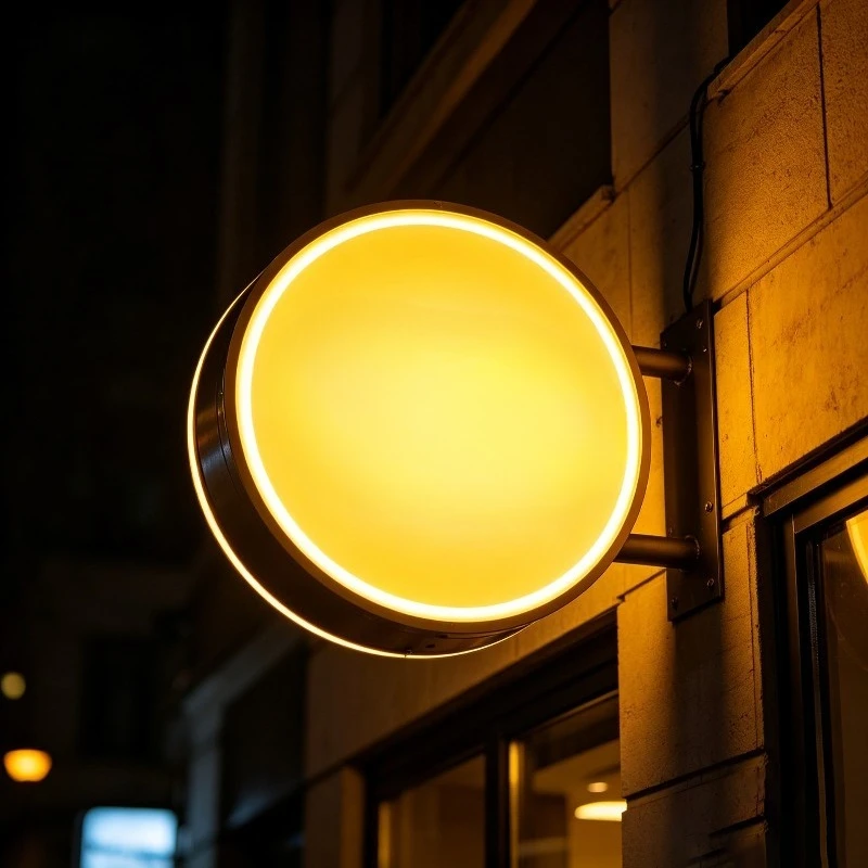 Deposit-Light box store door sign LED outdoor double-sided light box wall-mounted three-dimensional light box