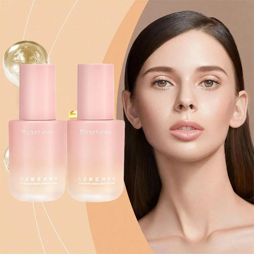 NEW High-end Face Liquid Foundation Cosmetic Waterproof Full Drying Mineral Makeup Base No Corrector Coverage Face Cream V1T0