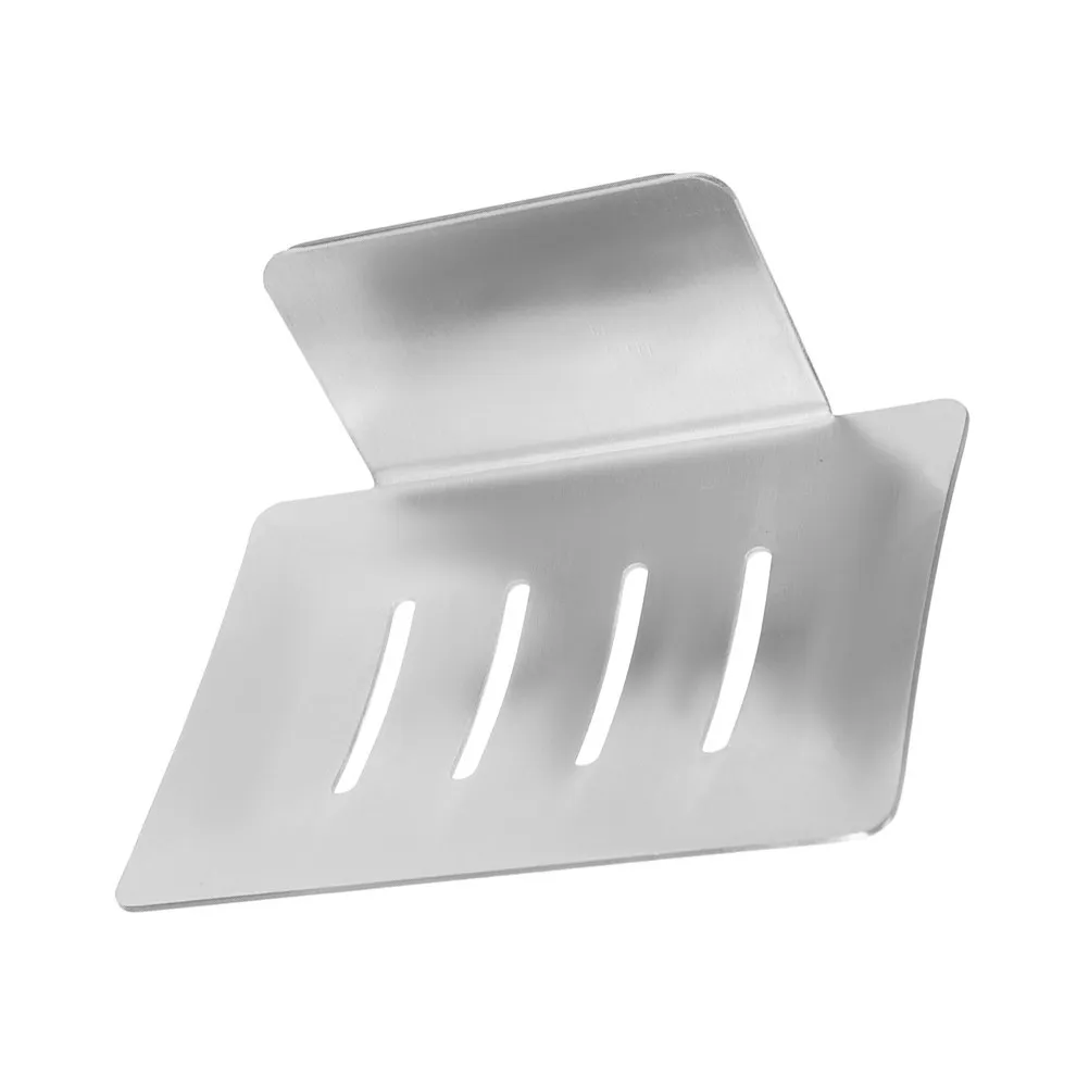 

Stainless Steel Draining Soap Tray Rustproof Waterproof Easy Install No Drill Adhesive Bathroom Kitchen Shower Bathtub