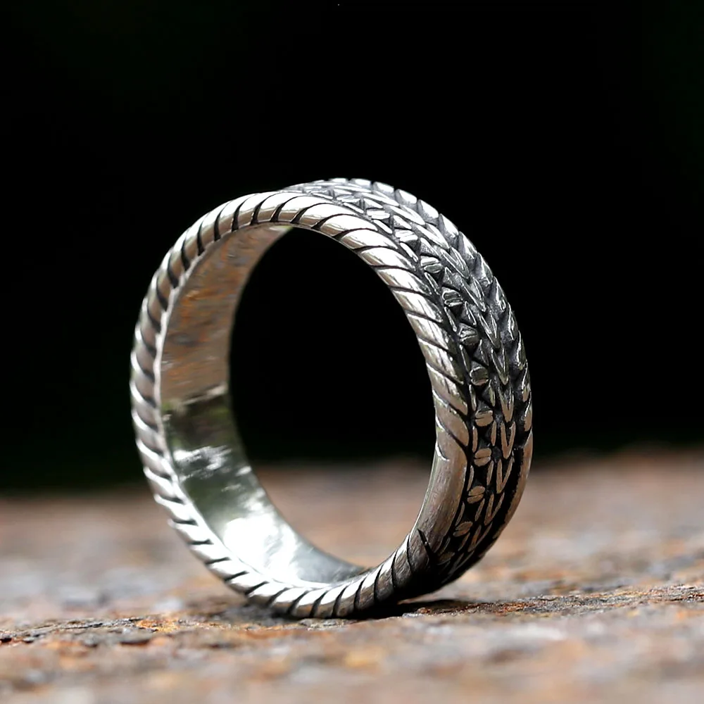 2023 NEW Men\'s 316L Stainless Steel Viking Celtic Knot RING High Quality Jewelry Amulet Ring for gift free shipping
