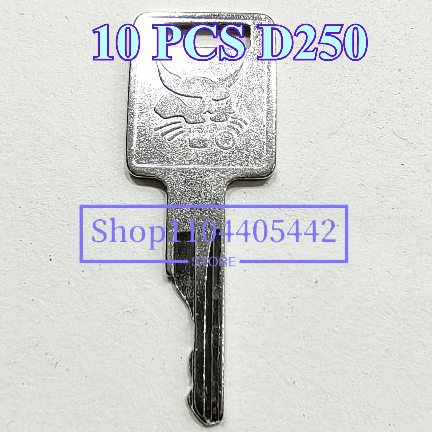 

10 шт. ключи D250 6709527 669324 ключ зажигания для Bobcat 751 753 763 773 863 873 883 96 мини-погрузчик