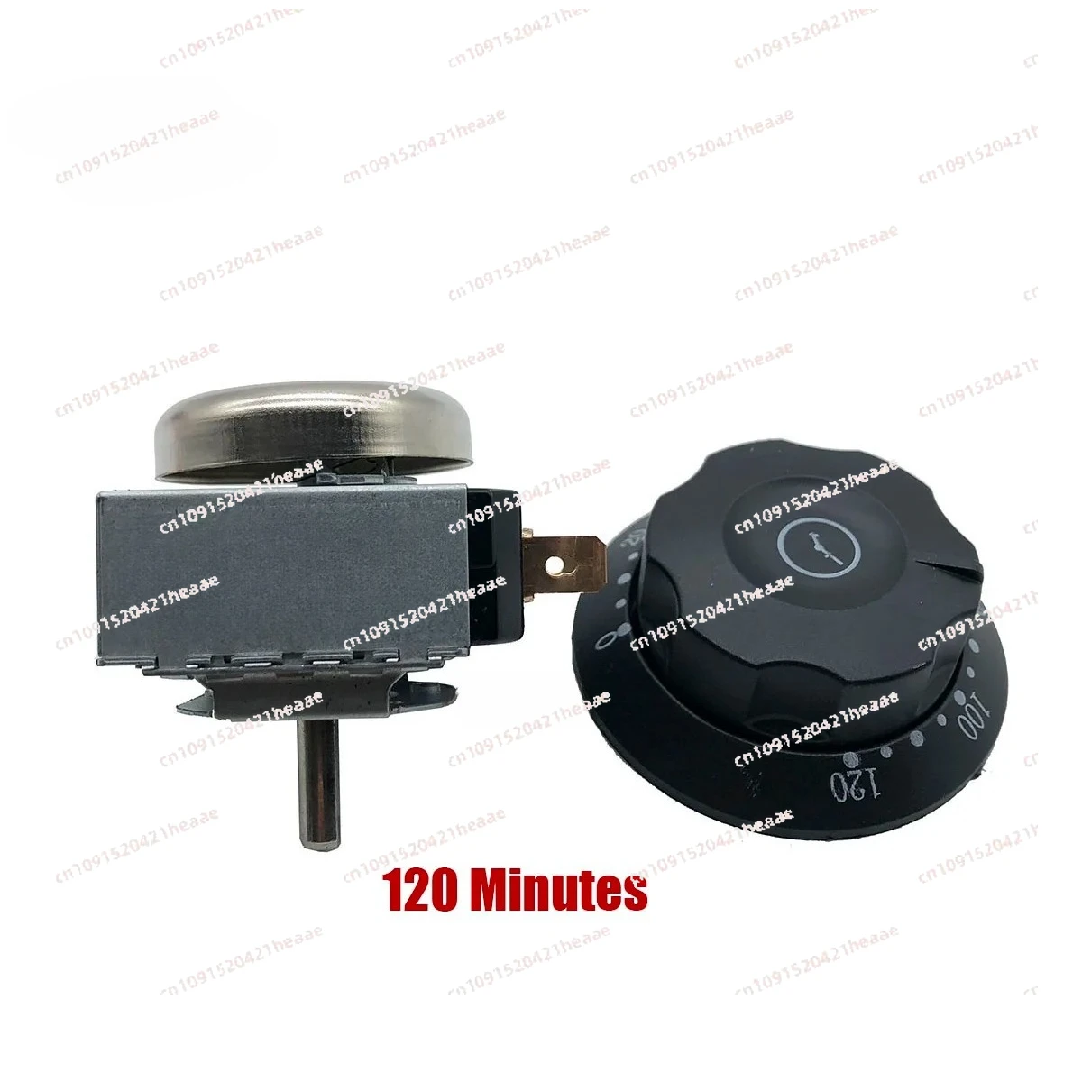

Suitable for D-Type Shaft 120 Minutes Timer Switch With Plastic Knob For Pizza Oven Disinfection Cabinet Accessories
