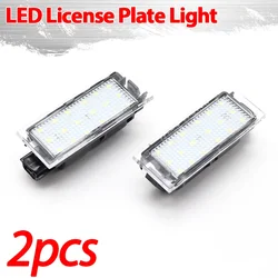 LED Number Plate Light Error Free License Plate Lamp For Renault Clio Laguna 2 Twingo Master Vel Satis