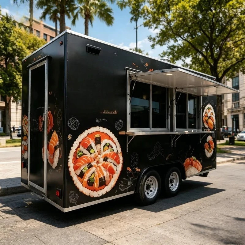 Schwarzer Snack-Food-Trailer f – Food Snacks That Are Black Bewertung und Preis