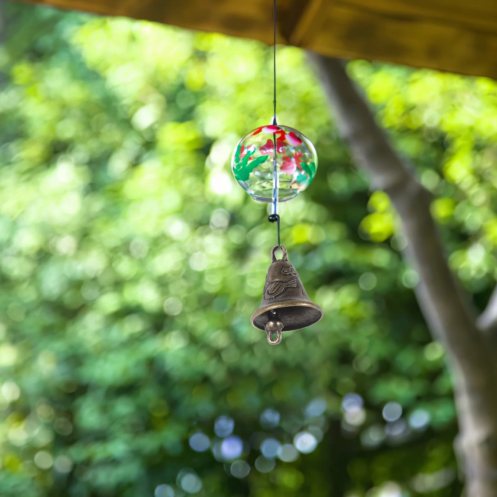 

20Pcs Feng Shui Bells Alloy Wind Chime Accessories for Hanging Evil Repelling Decor DIY Metal Bell Supplies