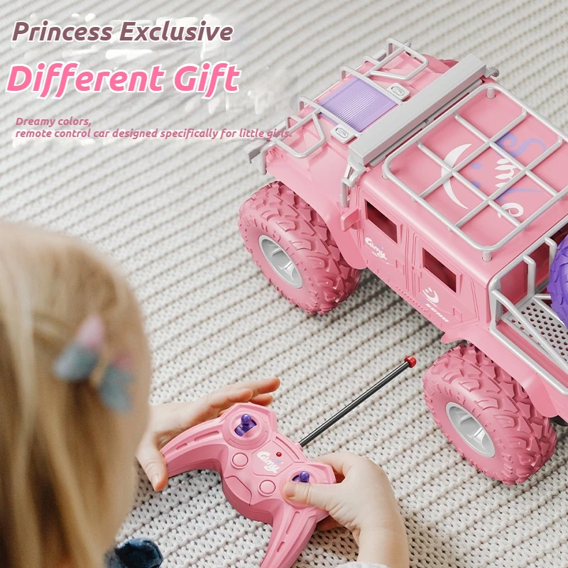 Super Large Pink RC Off-Road C - Kids Outdoor Dirt Toys recension och pris