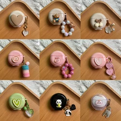 Cute Earphone Case For Air Pro 6 TWS Case Solid TPU Case For Pro 6 Bluetooth Earphone Charging Box Protective Case Accessories