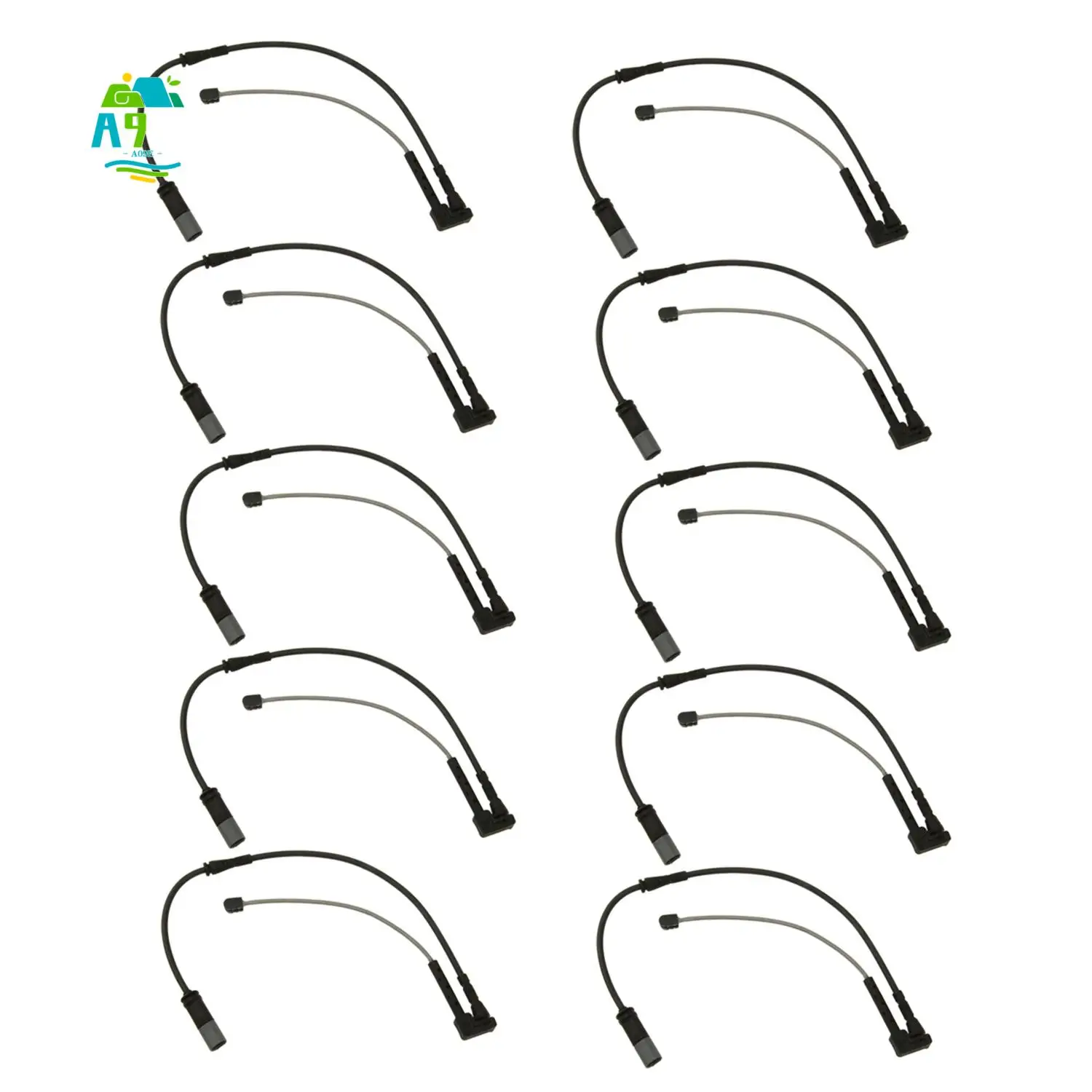 A09E-10 PCS Front Axle Brake Pad Wear Sensor 34356865613 34356888167 For -BMW 2 Series F45 F46 X1 F48 For MINI F54 F57 F60