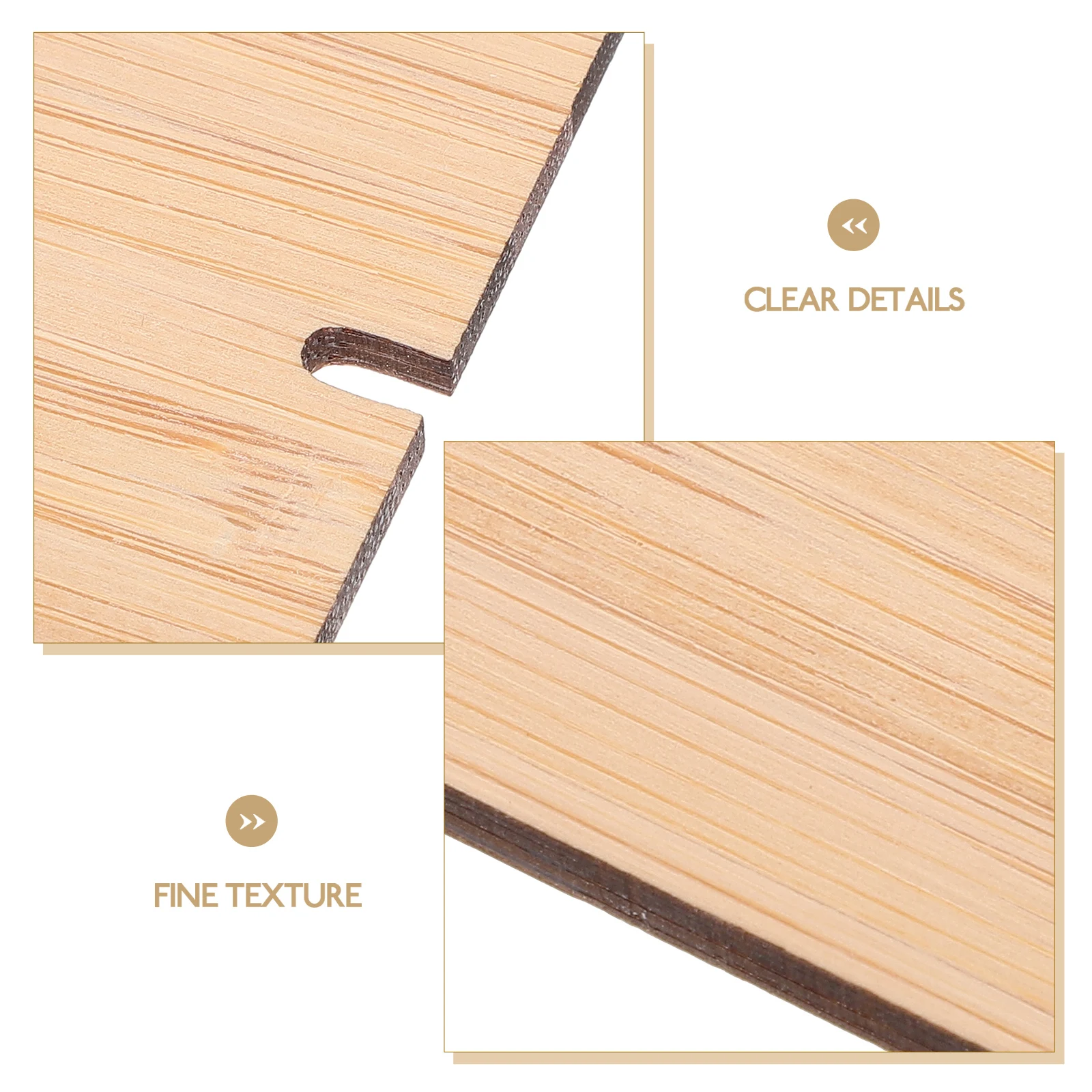

Personalized for Office Bamboo Sign Blank Signs Crafts Rectangle Door Name Plate