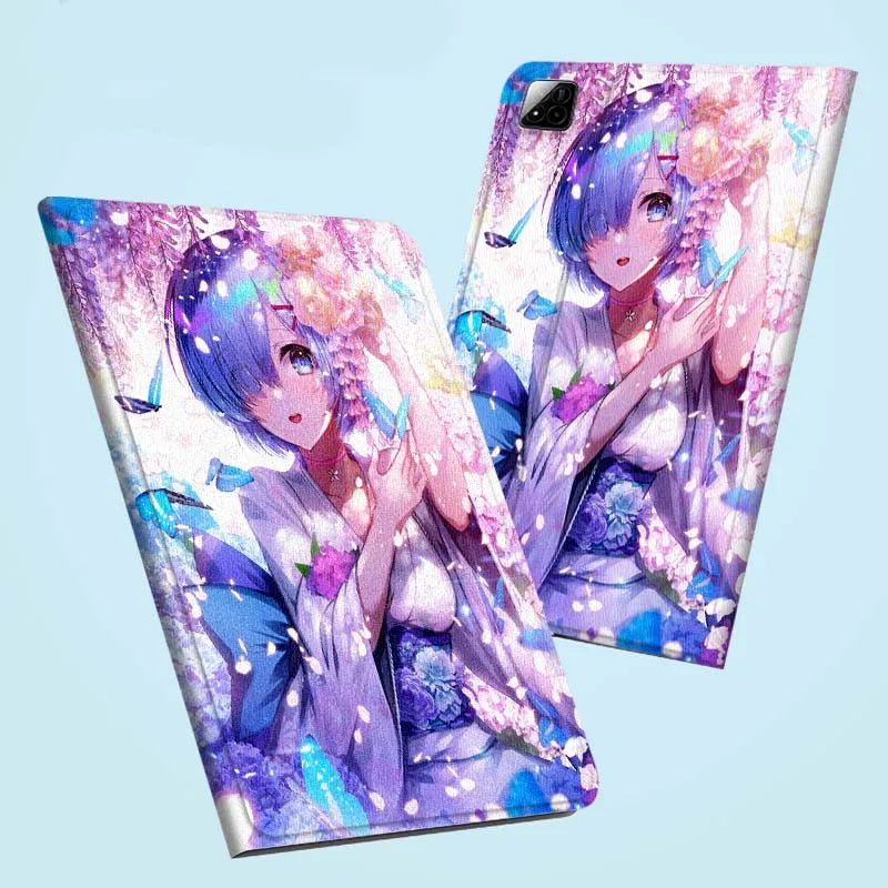 

R-Re Z-ZEROS Girl Cute For Xiaomi Redmi Mi Pad 4 5 6 6s 7 8 SE Pro 2 11 Plus Max 12.4 11 11.2 12.5 8.7 inch Tablet Case