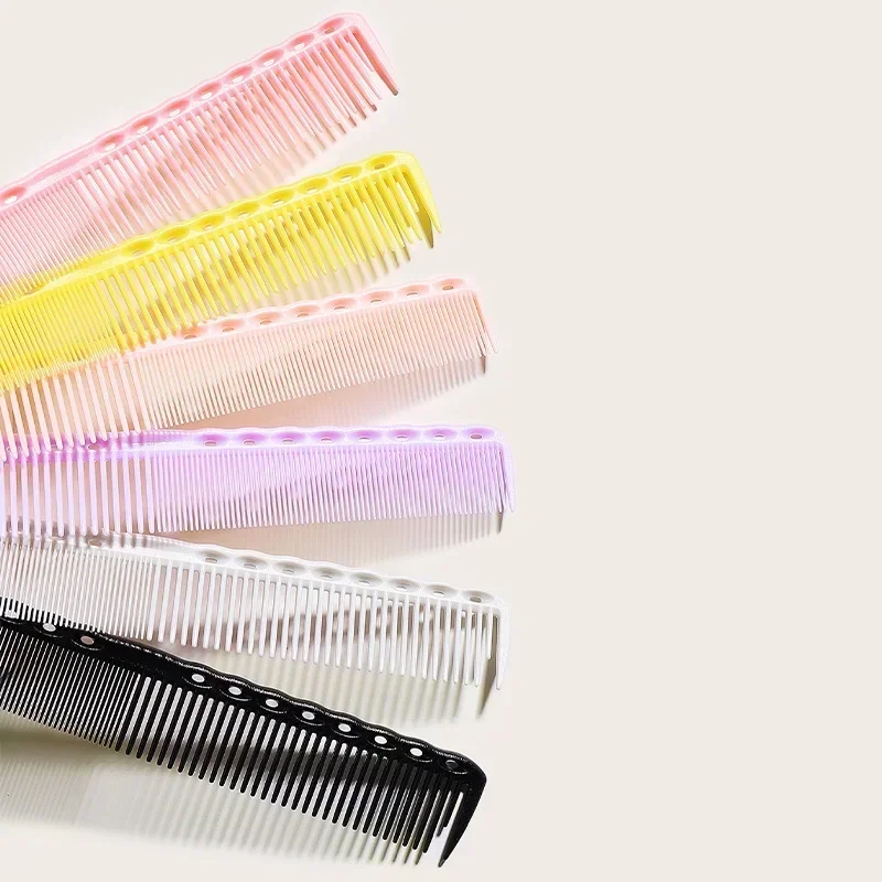 7 Colors Professional Hair Combs Barber Hair Cutting Brush Anti-static Tangle Pro Salon Hairdressing Hair Care Styling Tools