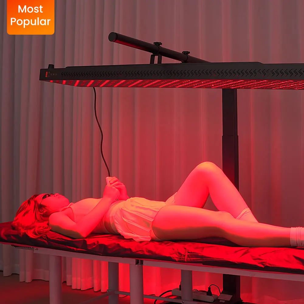 Red Light Therapy  660nm 850nm Near-Infrared Light Therapy Panel for Body, 619W with 360 Dual Chip LEDs