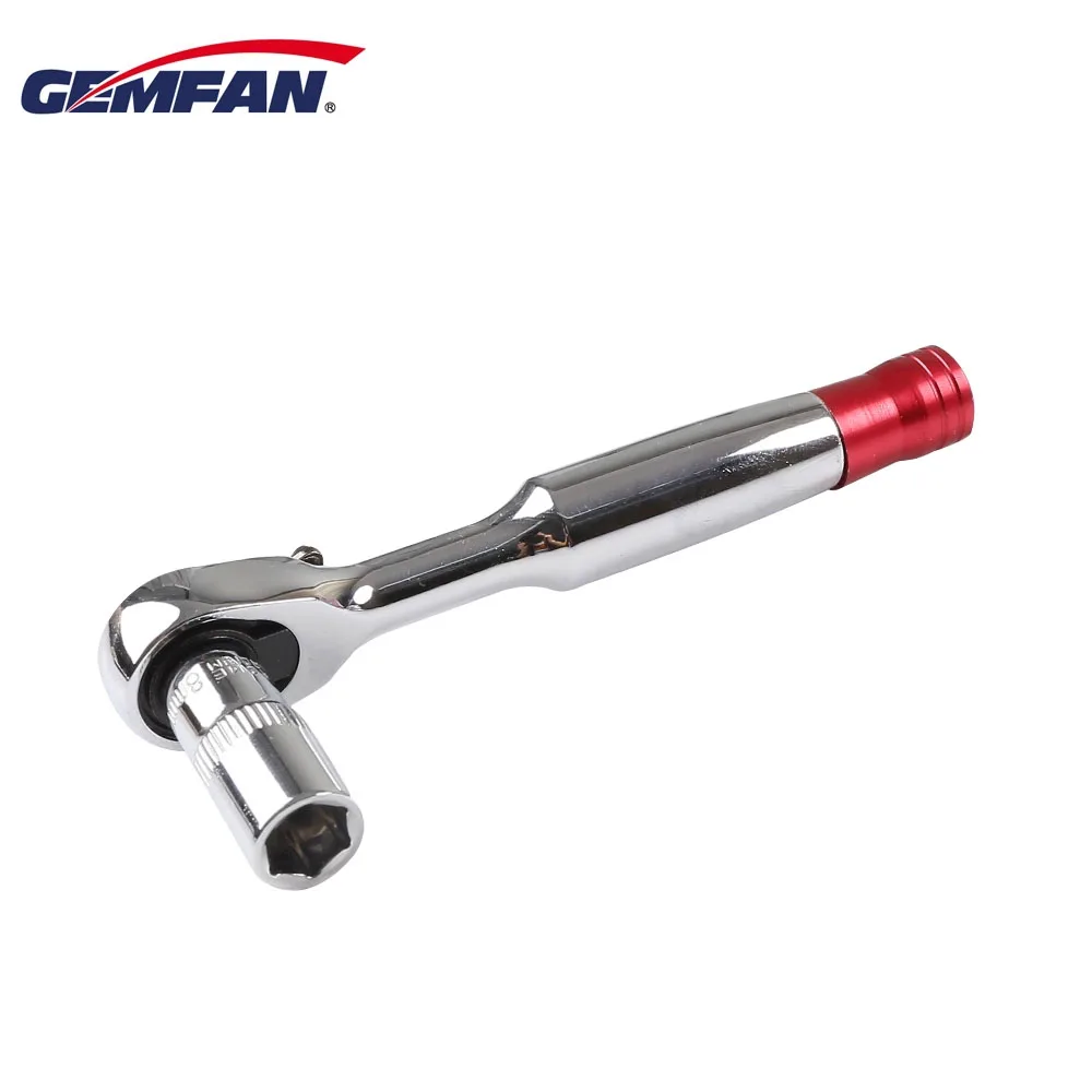 GEMFAN WL-06 1/4 8MM Ratchet Screwdriver Socket Wrench Motor Tool for FPV Brushless Motor Propeller FPV Racing Drone Parts