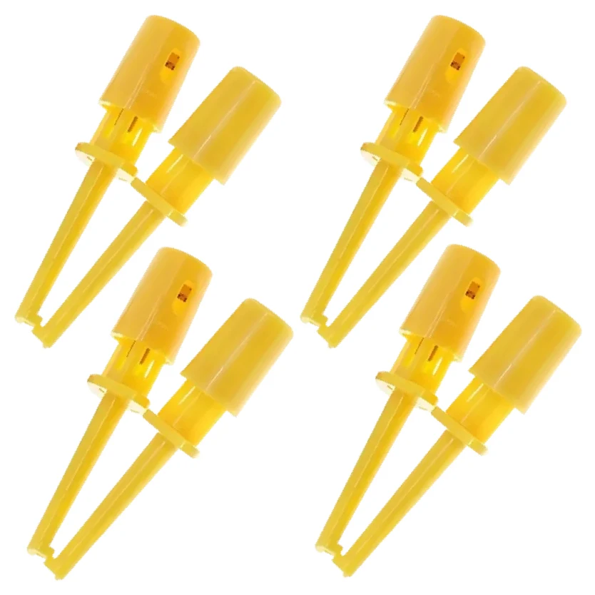 Small IC Grabber Probes Round Crocodile Clips Electronic Testing