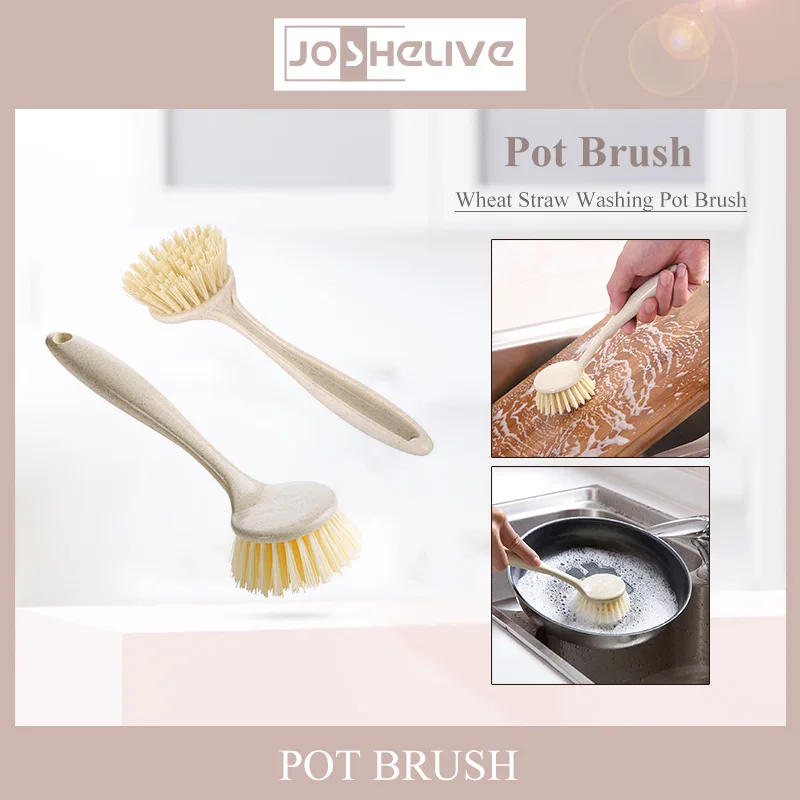 Multifunction Practical Kitchen Utensil Cleaning Brush Long handle Can be Hung Pot Wash Brush Home Cleaning Tools Hot