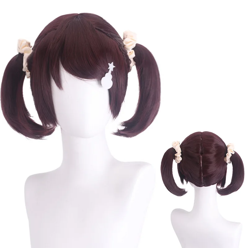 

Long Curly Black Synthetic Wig for Women Heat Resistant Fiber Cosplay Party Costume Halloween Daily Use