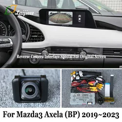 Reverse Camera For Mazda 3 Axela BP Mazda3 2019 2020 2021 2022 2023 Original Screen / HD Rear View Backup Camera & Interface Kit