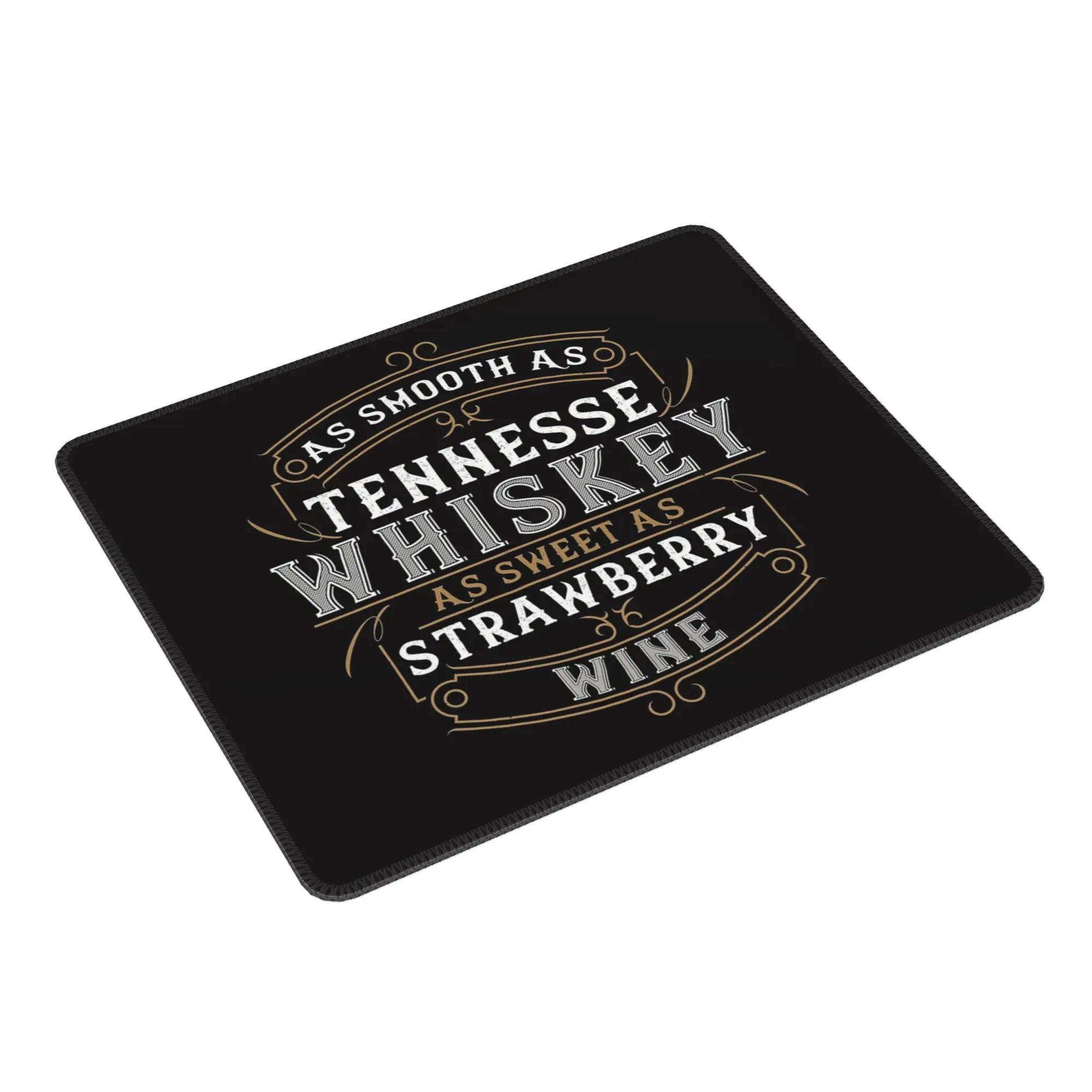

As Smooth As Tennessee Whiskey Mouse Pad Computer Keyboard Mouse Mat Gaming PC Laptop Desk Mat Office Accessories Table Mats