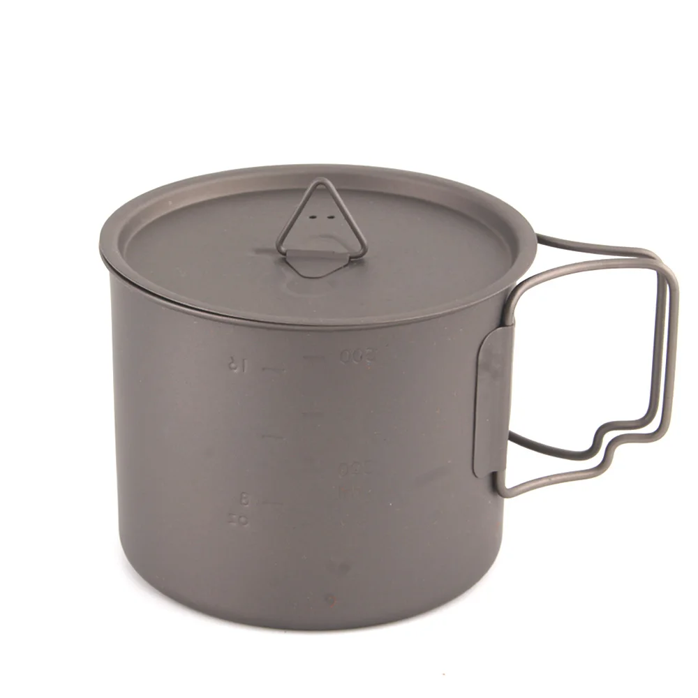 TOAKS Universal Titanium Cup Lid Titanium Camping Pot Lid Mug Lid Titanium Lid for Cup Mug Pot Kettle