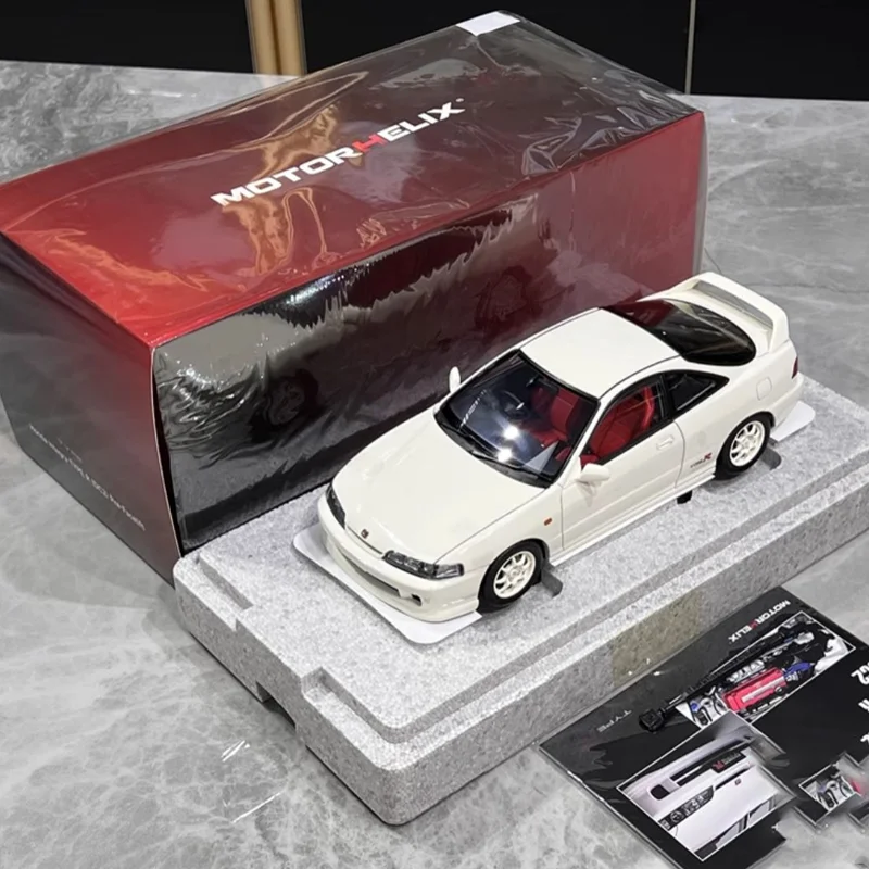 New In Stock Mh 1:18 Honda Integra Type R Dc2 Early Edition Alloy Car Fully Open Miniature Diecast Honda Ornaments Custom Toys