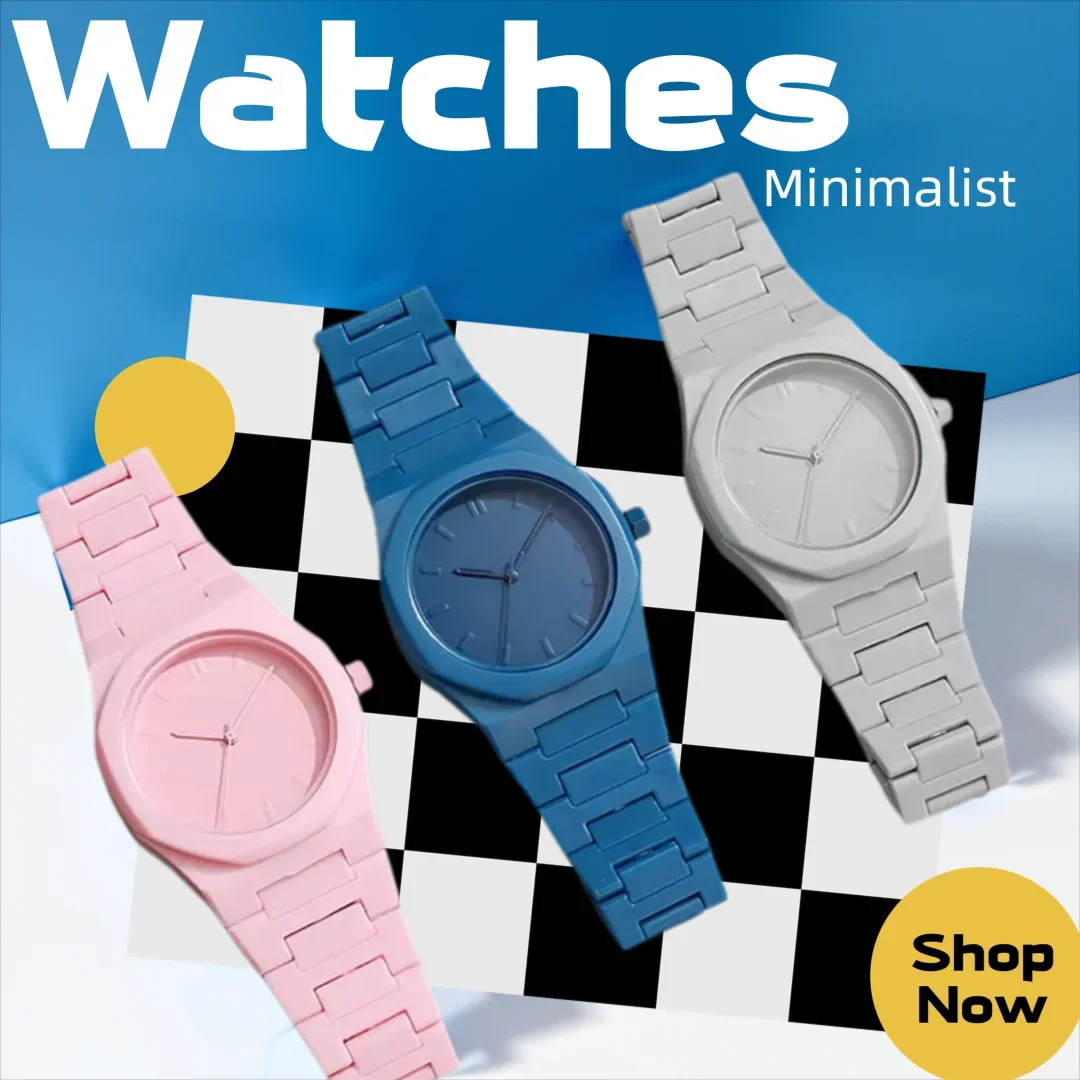 

Минималистичные мужские часы, легкий водонепроницаемый пластиковый ремешок, изысканные деловые матовые масляные мужские и женские модные спортивные креативные часы