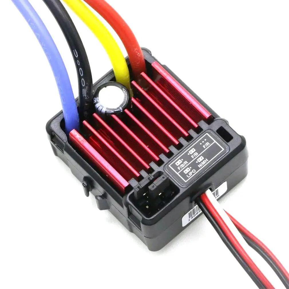 1pcs Original Hobbywing QUICRUN WP 1060 60A Waterproof Brushed ESC With BEC For 1:10 RC Car Waterproof