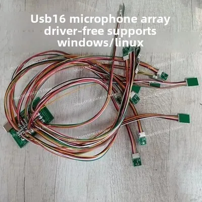 USB 6 mic 8 mic 16 Microphone Array Driver Free for Androidlinuxwindows Sound Source Localization