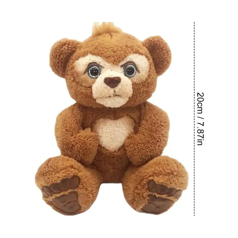 25cm Interactive Bear Plush Toy with Music Cute Electric Music Bear Lovely Stuffed Kids Birthday Xmas Christmas Gift 아기  유아 장난감