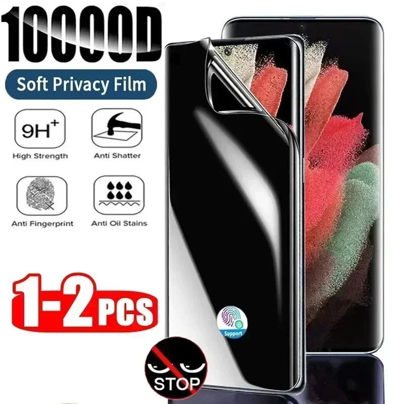 

2PCS Privacy Anti Glare Screen Protector for Samsung Galaxy S24 S23 S22 S21 S20 Ultra Plus S23 S21 S20 FE Hydrogel Film