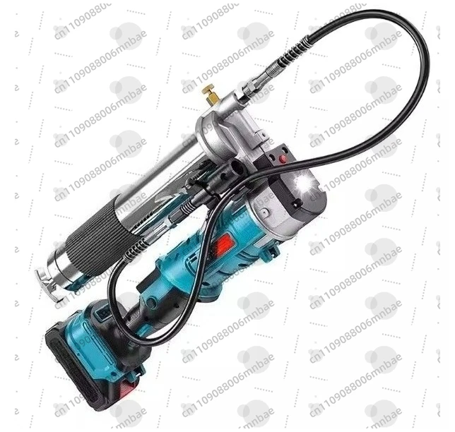 6000psi 21V Electric Grease Pump Battery Operated Powered High-Pressure Cordless Grease Gun for Excavator