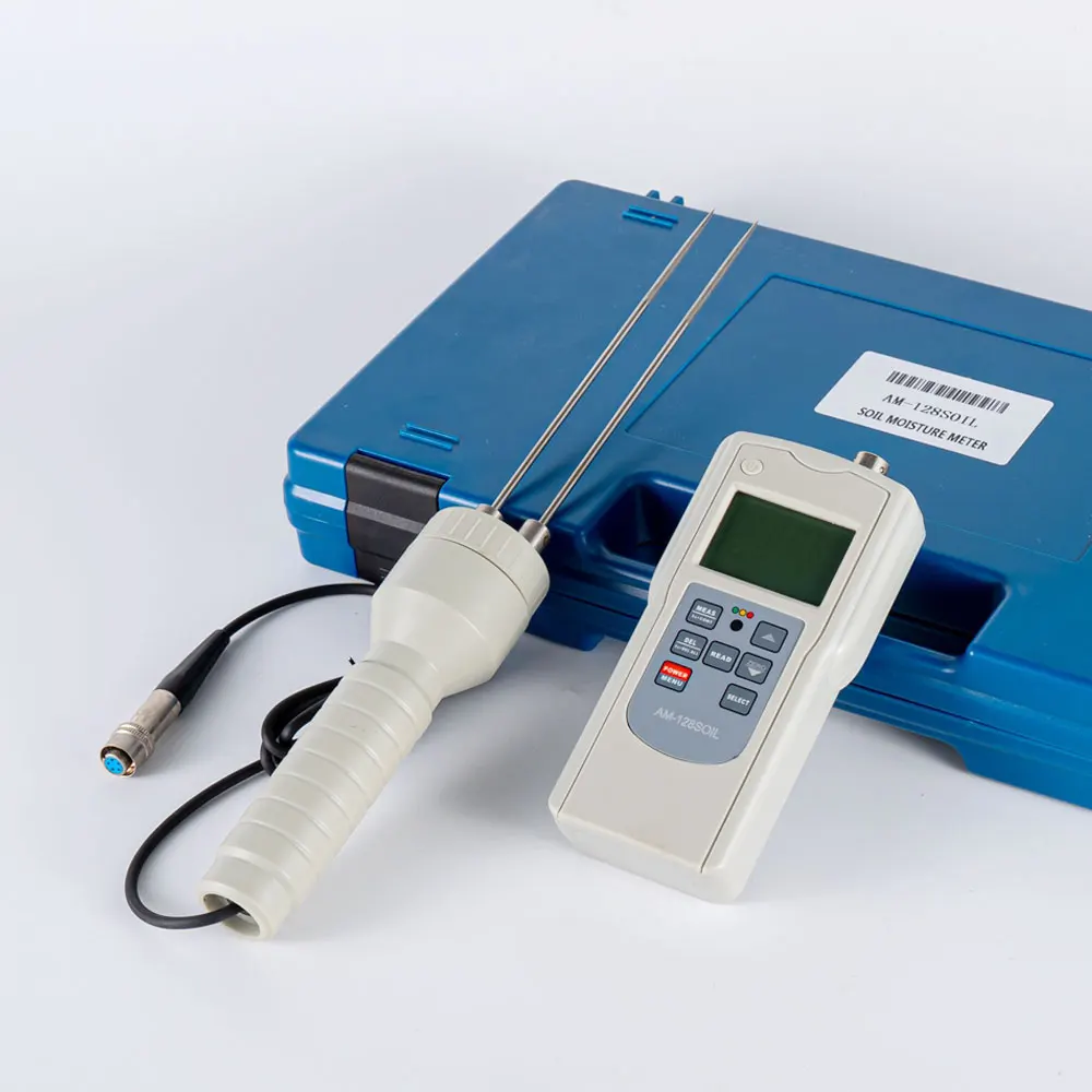 Am-128soil Soil Range 0~80% Digital Soil Moisture Meter Electrical Conductivity Pins Soil Meter