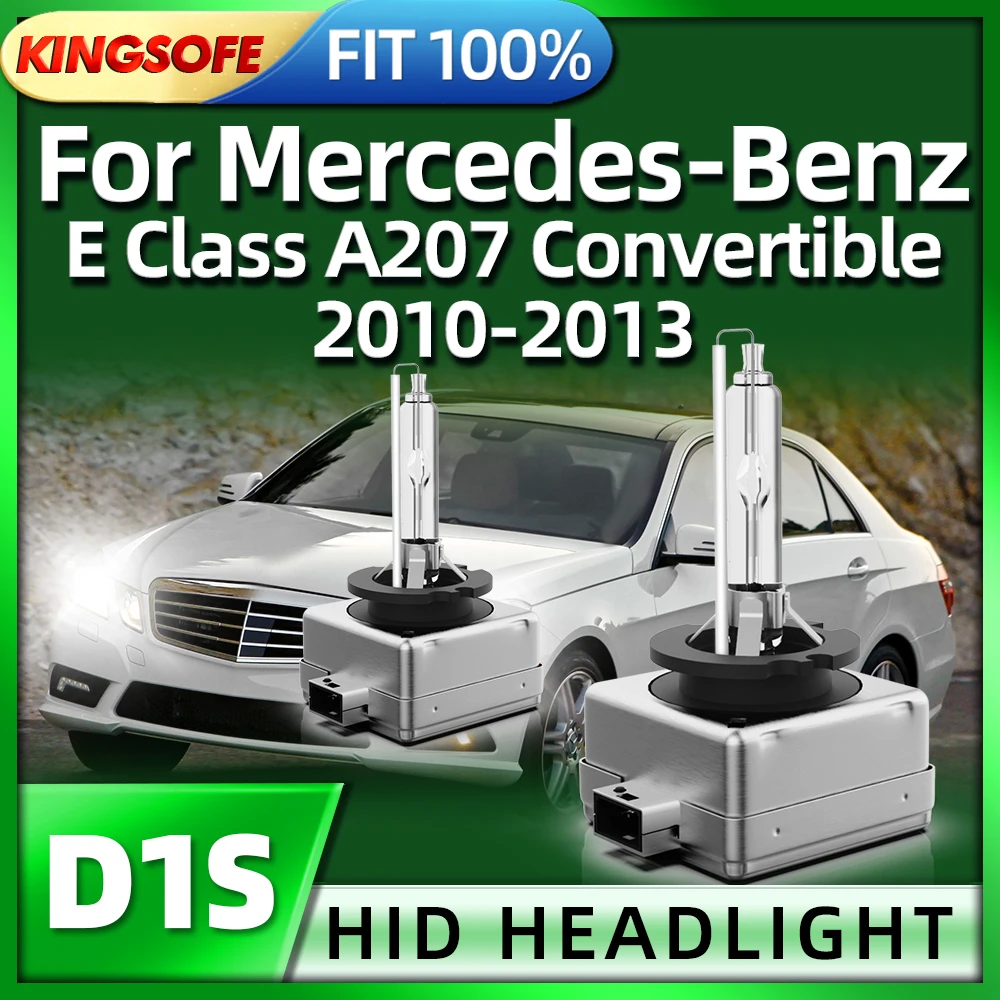 

KINGSOFE 2PCS 35W Super Vision D1S Headlight Car Xenon HID Bulbs For Mercedes-Benz E Class A207 Convertible 2010 2011 2012 2013