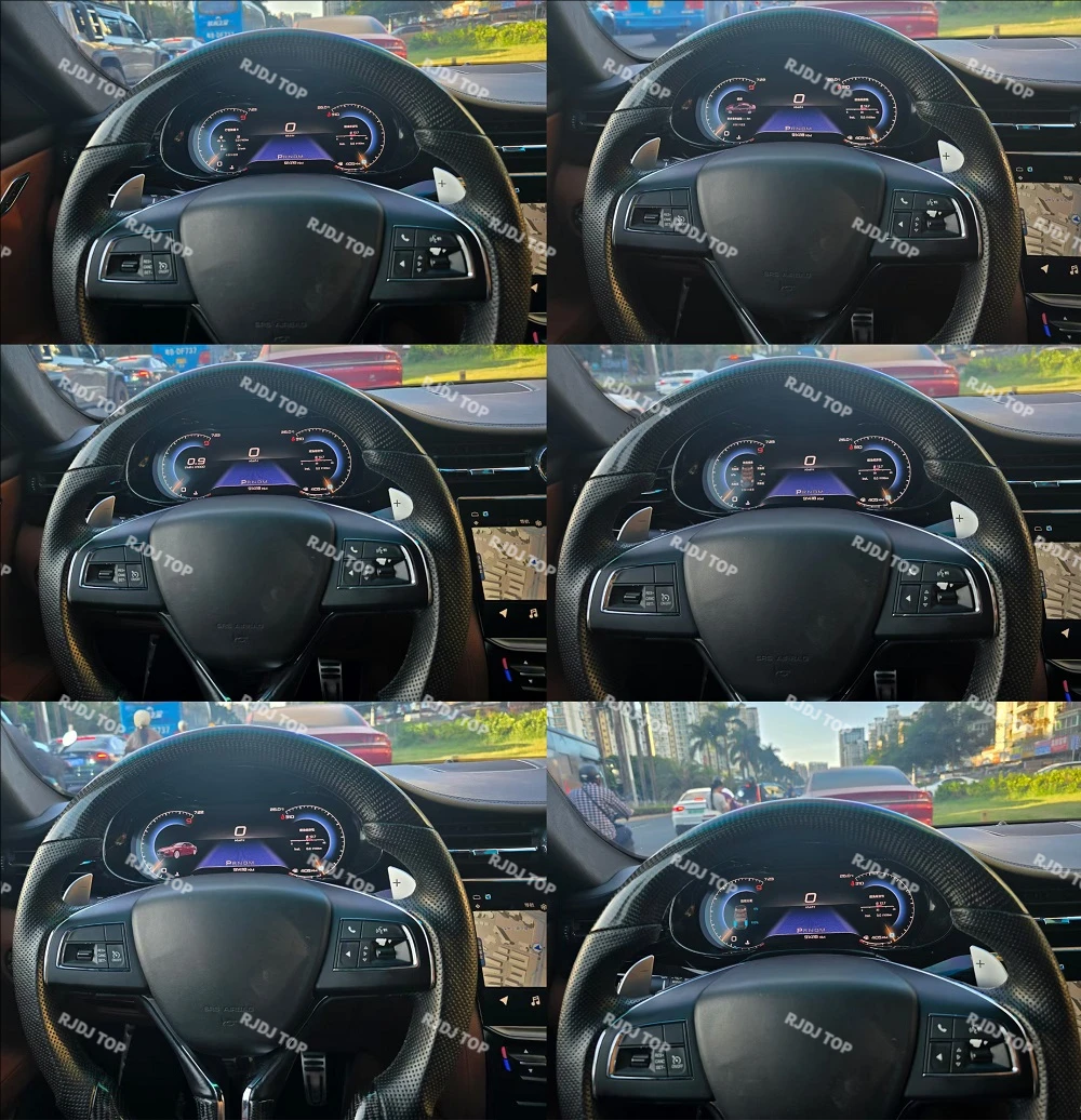 12.3Inch Car Speedometer Digital Cluster for Maserati Quattroporte 2008~2023 LCD Instrument Panel Touch Screen Dashboard Display